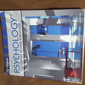 Introduction to Psychology Textbook - Blue & Gray Cover